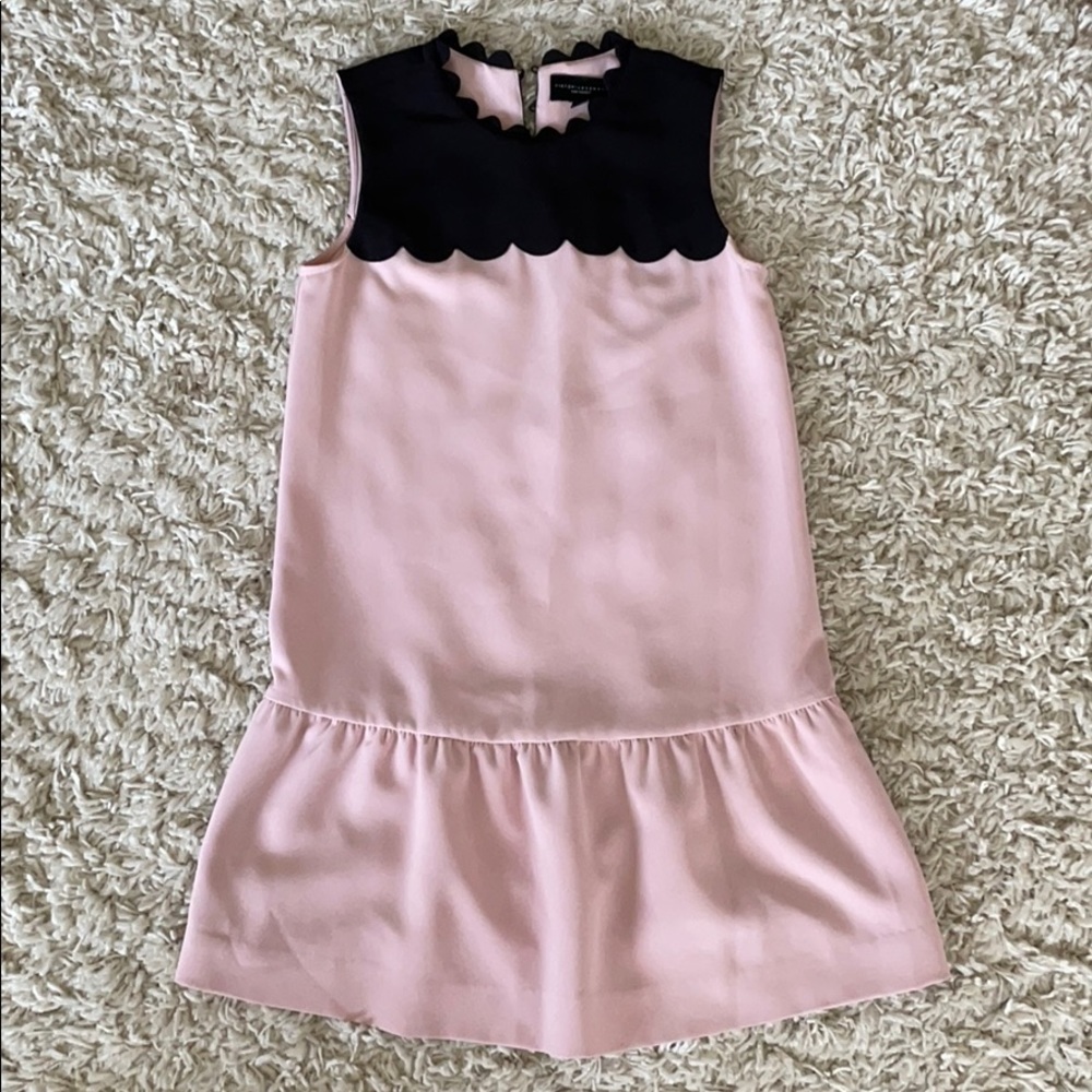 Girl's Victoria Beckham Pink and Black Dress; L